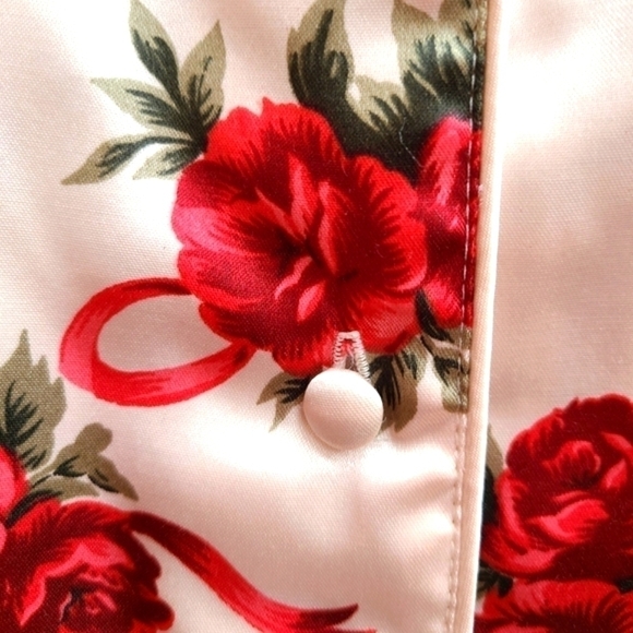 Rebecca Lynn Satin and Light Fleece Night Shirt - Picture 6 of 9